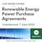 Renewable energy power purchase agreements live online course