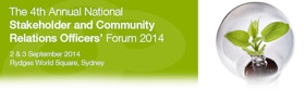 The 4th Annual National Stakeholder and Community Relations Officers’ Forum 2014