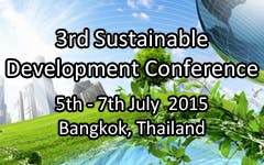 SDC 2015 - Sustainable Development Conference 