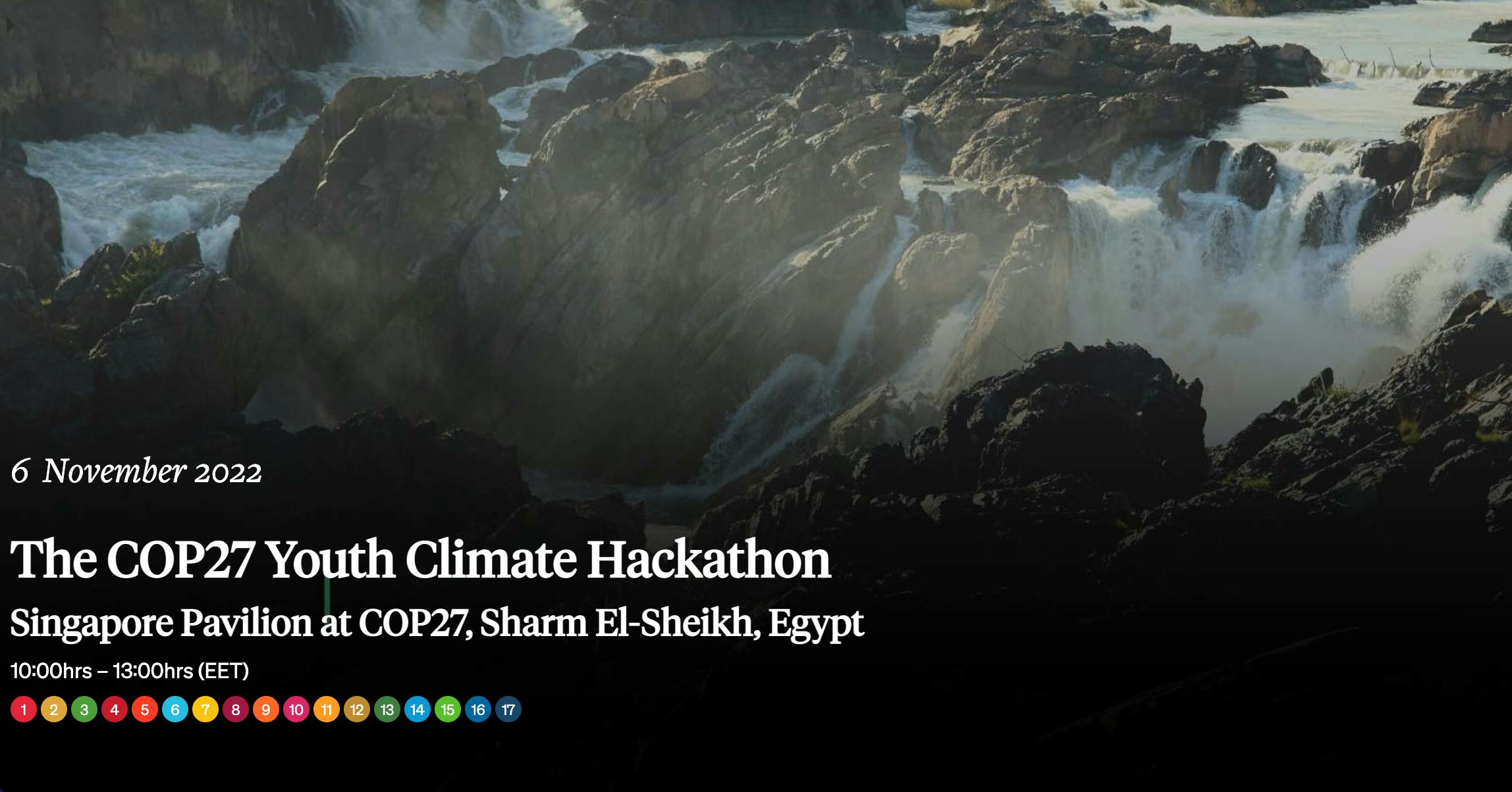 The COP27 Youth Climate Hackathon