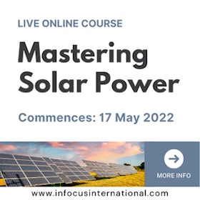 Mastering solar power live online course