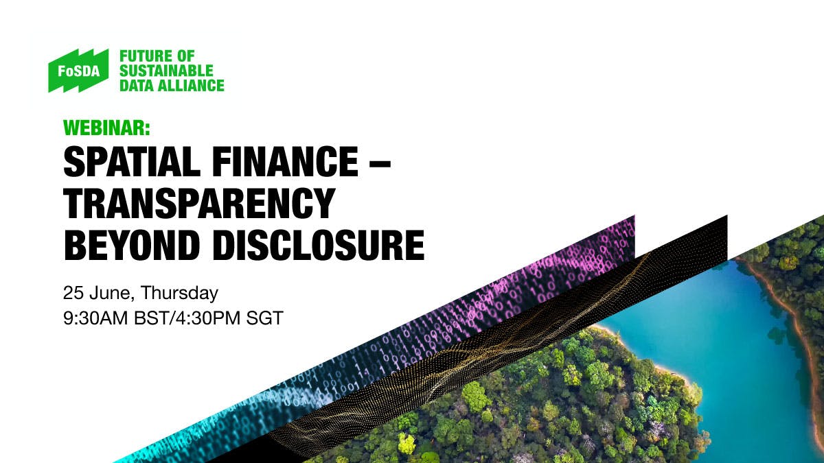 Spatial Finance - Transparency Beyond Disclosure