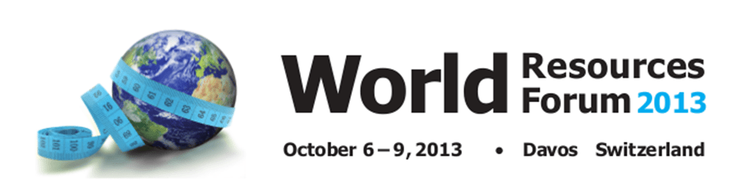 World Resources Forum 2013