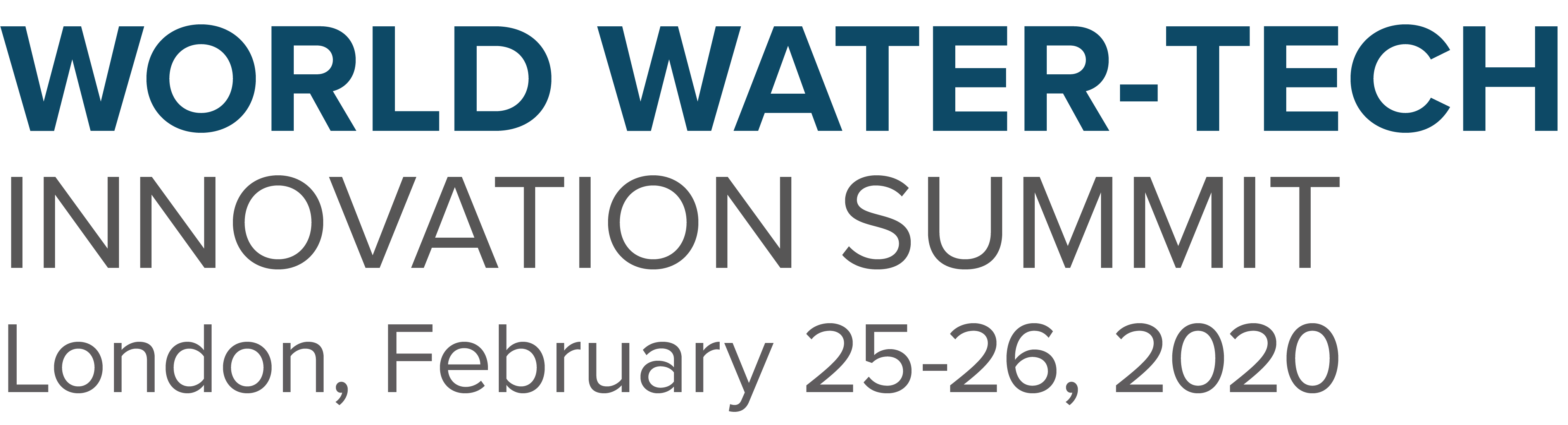 2020 - World Water Innovation Summit—London