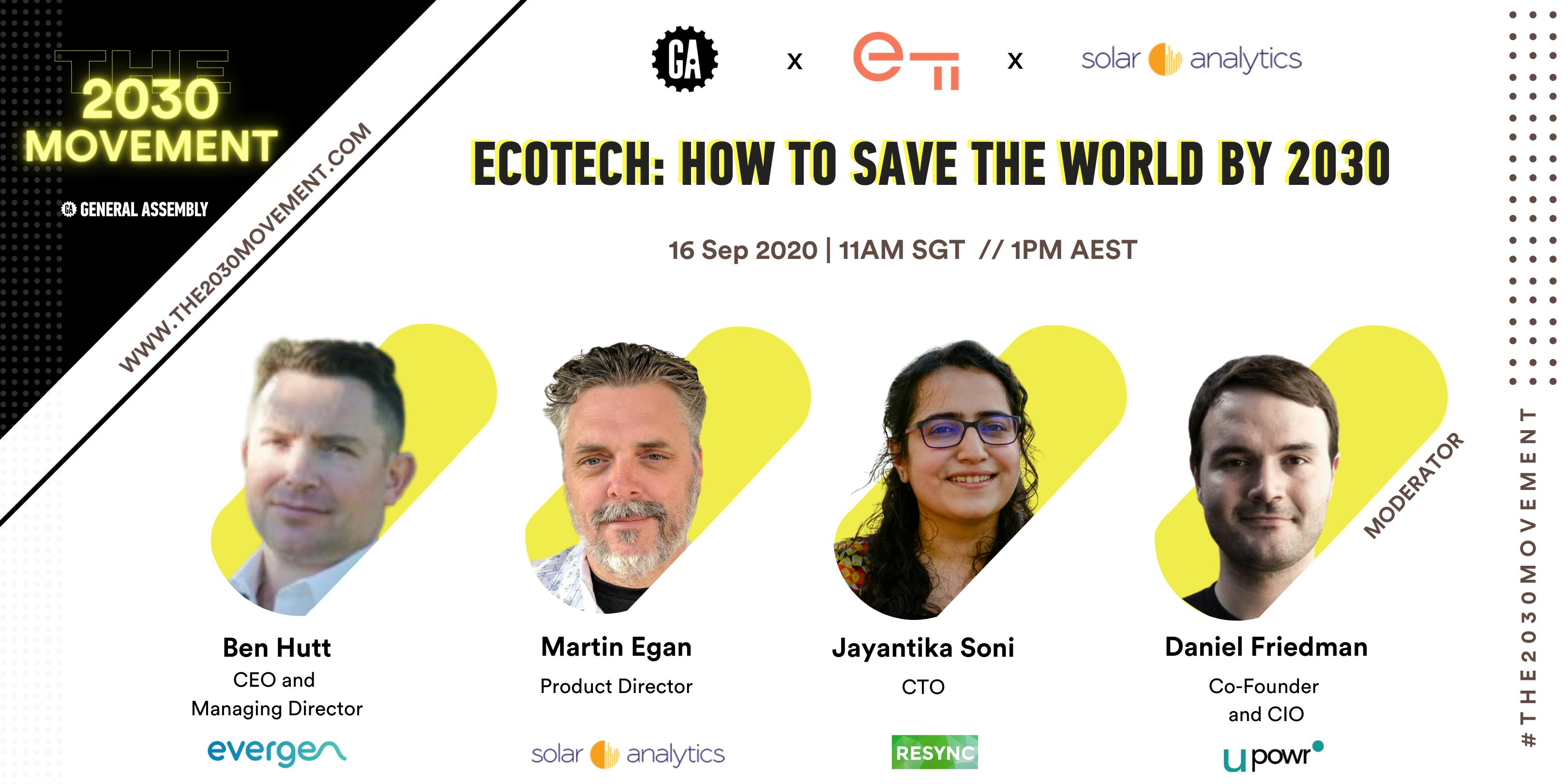2030 Movement: EcoTech - How to save the world by 2030