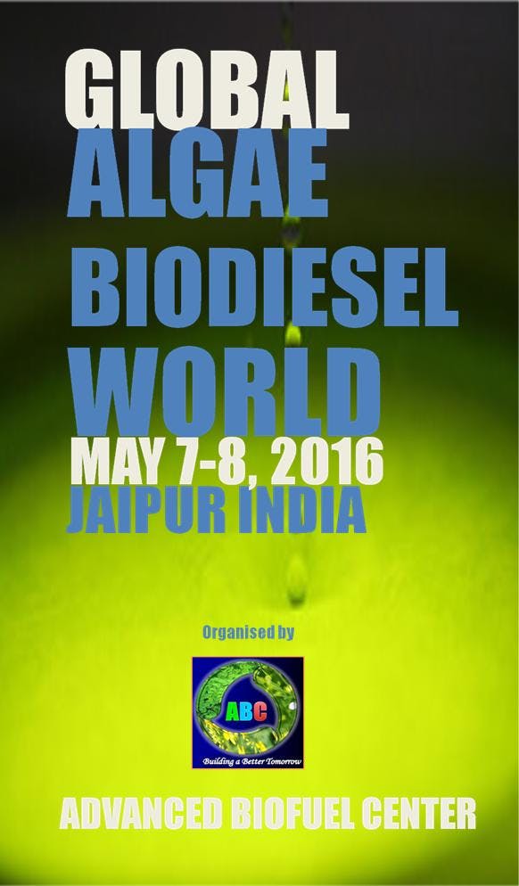 Global Algae Biodiesel World 2016