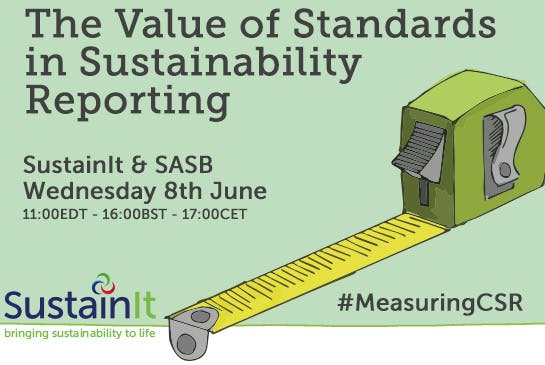 WEBINAR - The Value of Standards in Sustainability Reporting