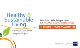 Healthy and Sustainable Living – Asia Perspective