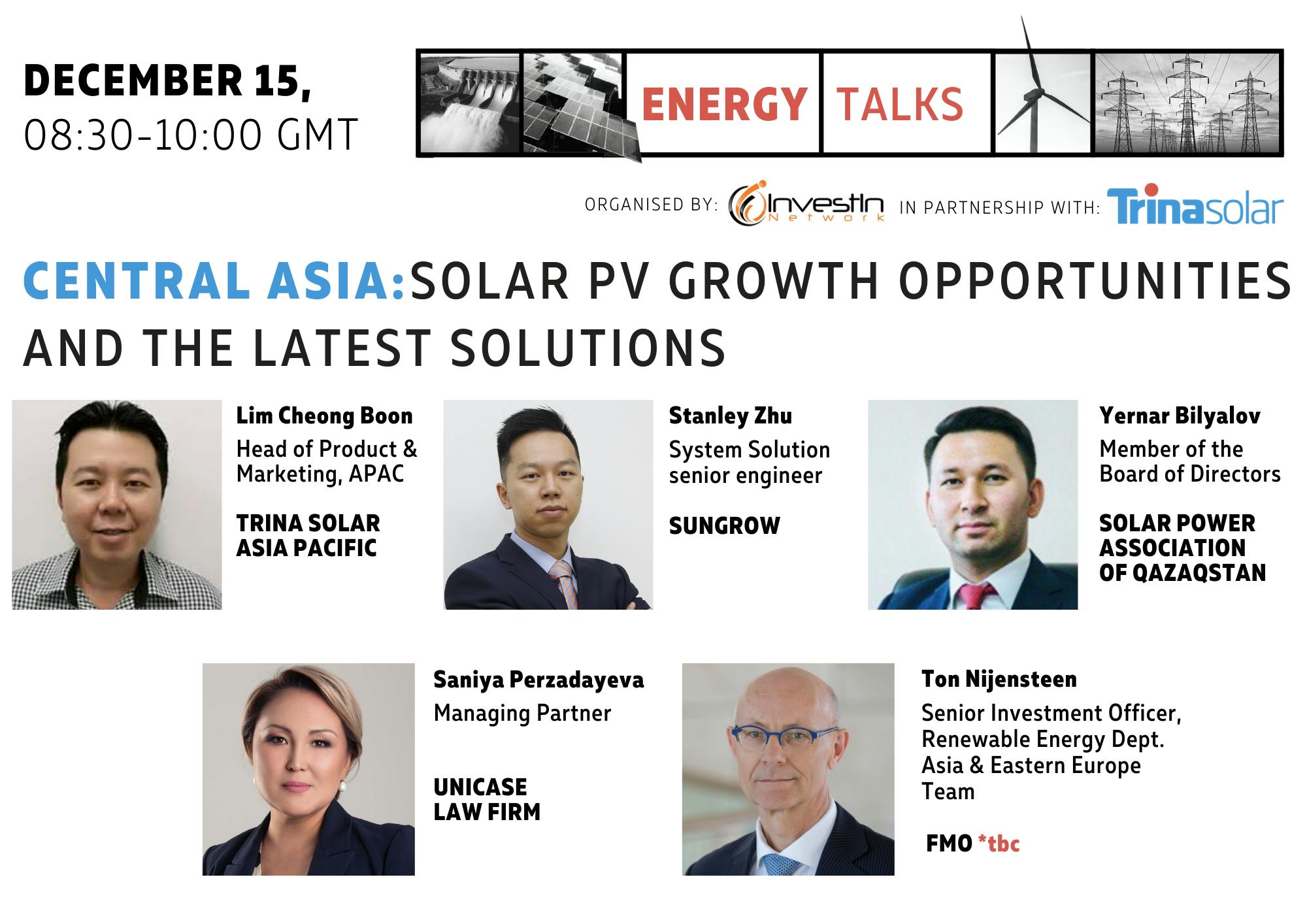 Energy Talks | Central Asia: Solar PV growth opportunities and the latest solutions