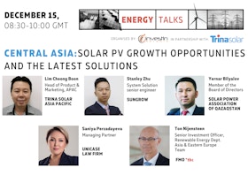 Energy Talks | Central Asia: Solar PV growth opportunities and the latest solutions