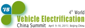 4th World Vehicle Electrification China Summit 2015