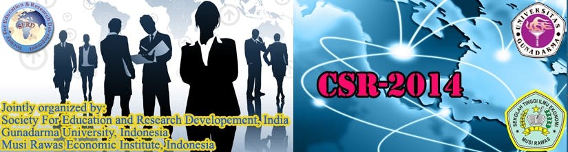 2nd International Conference on Corporate Social Responsibility & Sustainable Development 