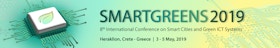 8th International Conference on Smart Cities and Green ICT Systems - SMARTGREENS 2019