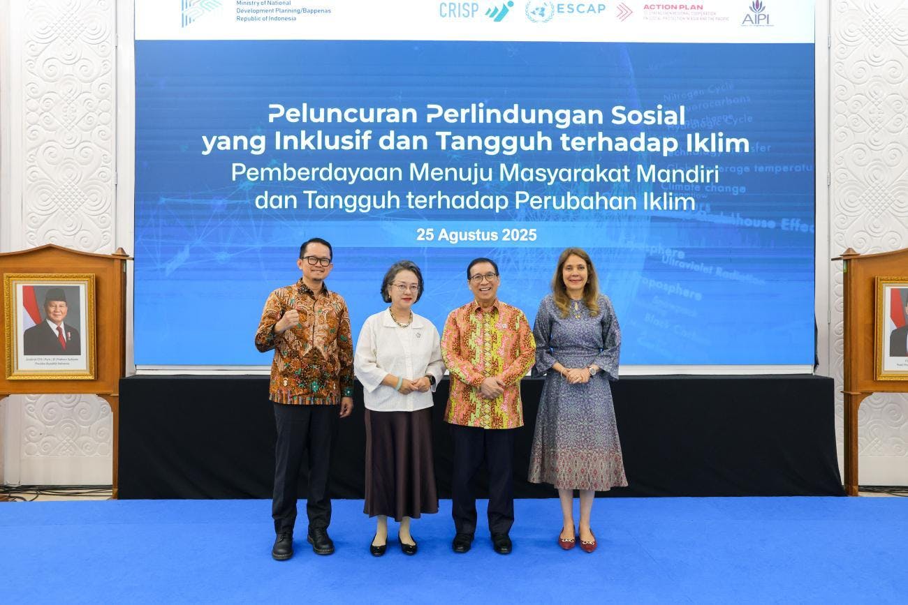 Indonesia launches CRISP project to build climate-resilient, inclusive communities
