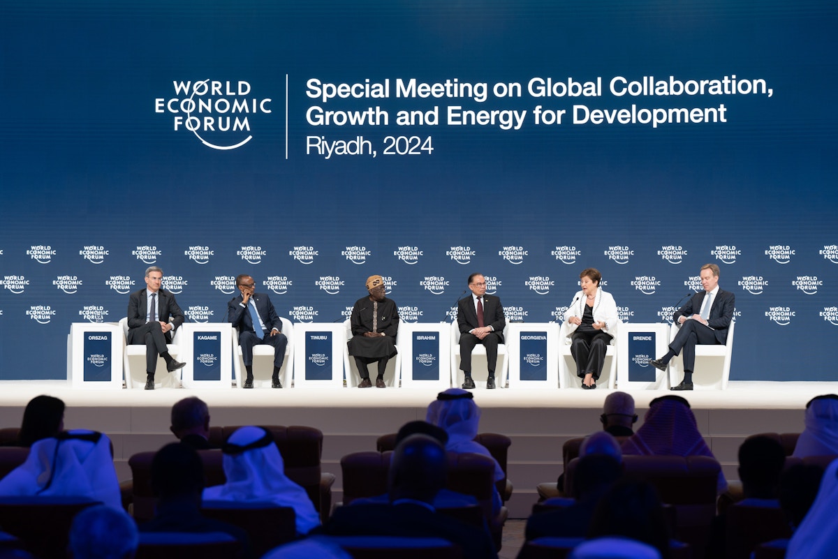 World Economic Forum convenes special meeting on global collaboration, growth and energy for development