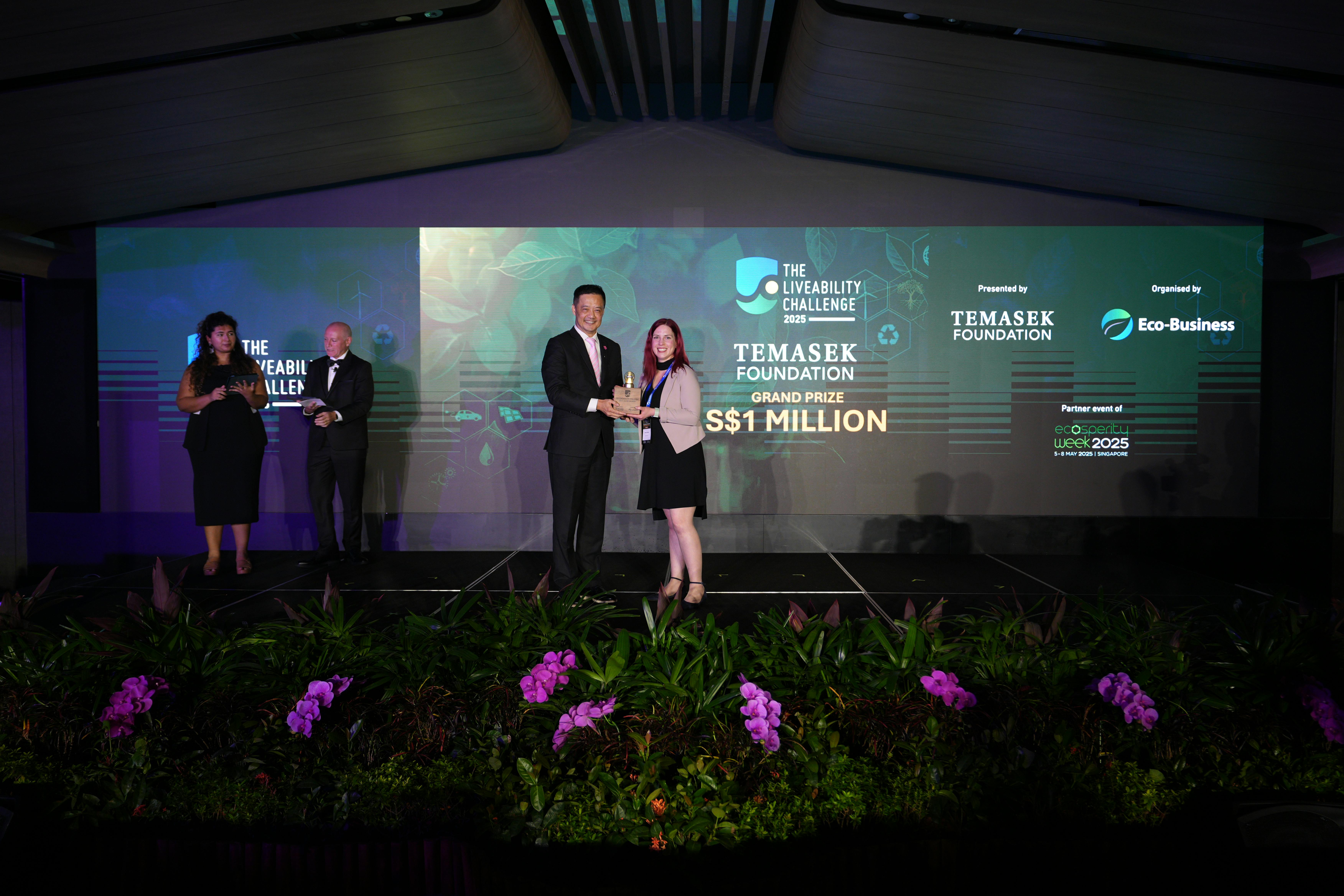 Sustainability start-ups Krosslinker and Ayrton Energy secure S$1 million each in catalytic funding at The Liveability Challenge 2025 Grand Finale