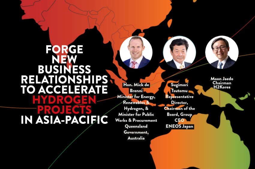 Public & private sector leaders discuss pace of hydrogen developments at the 2nd Annual Asia-Pacific Hydrogen Summit