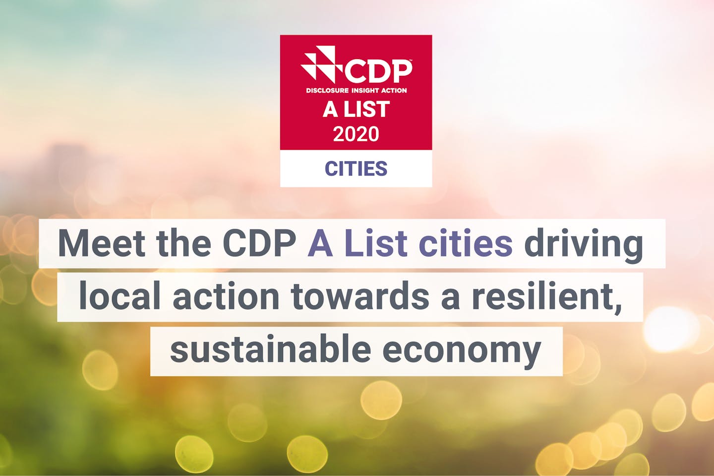 For the first time, Quezon City, Philippines among 88 cities recognised for climate leadership by CDP