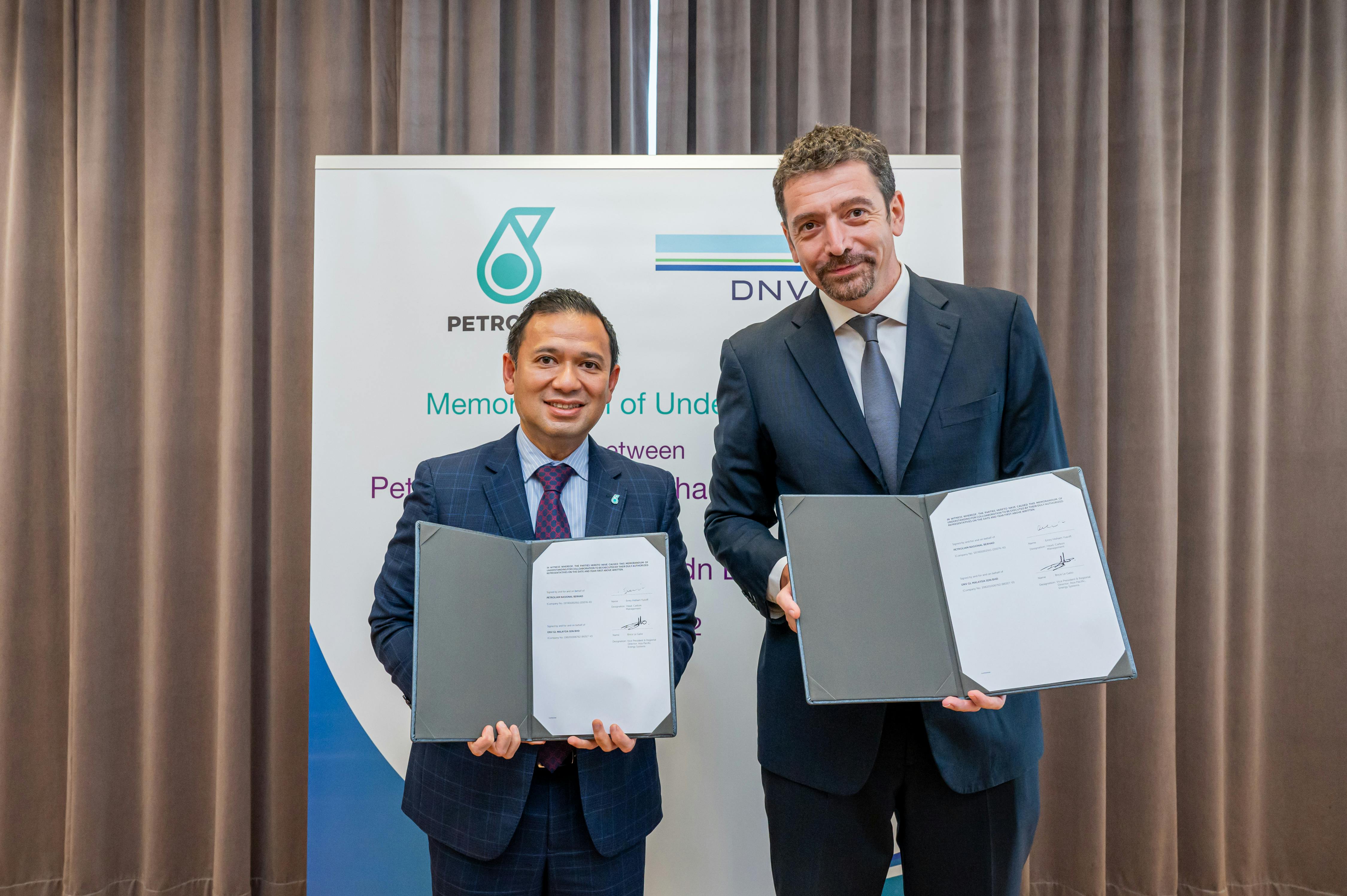DNV, PETRONAS join forces to support the development of carbon capture utilisation, storage