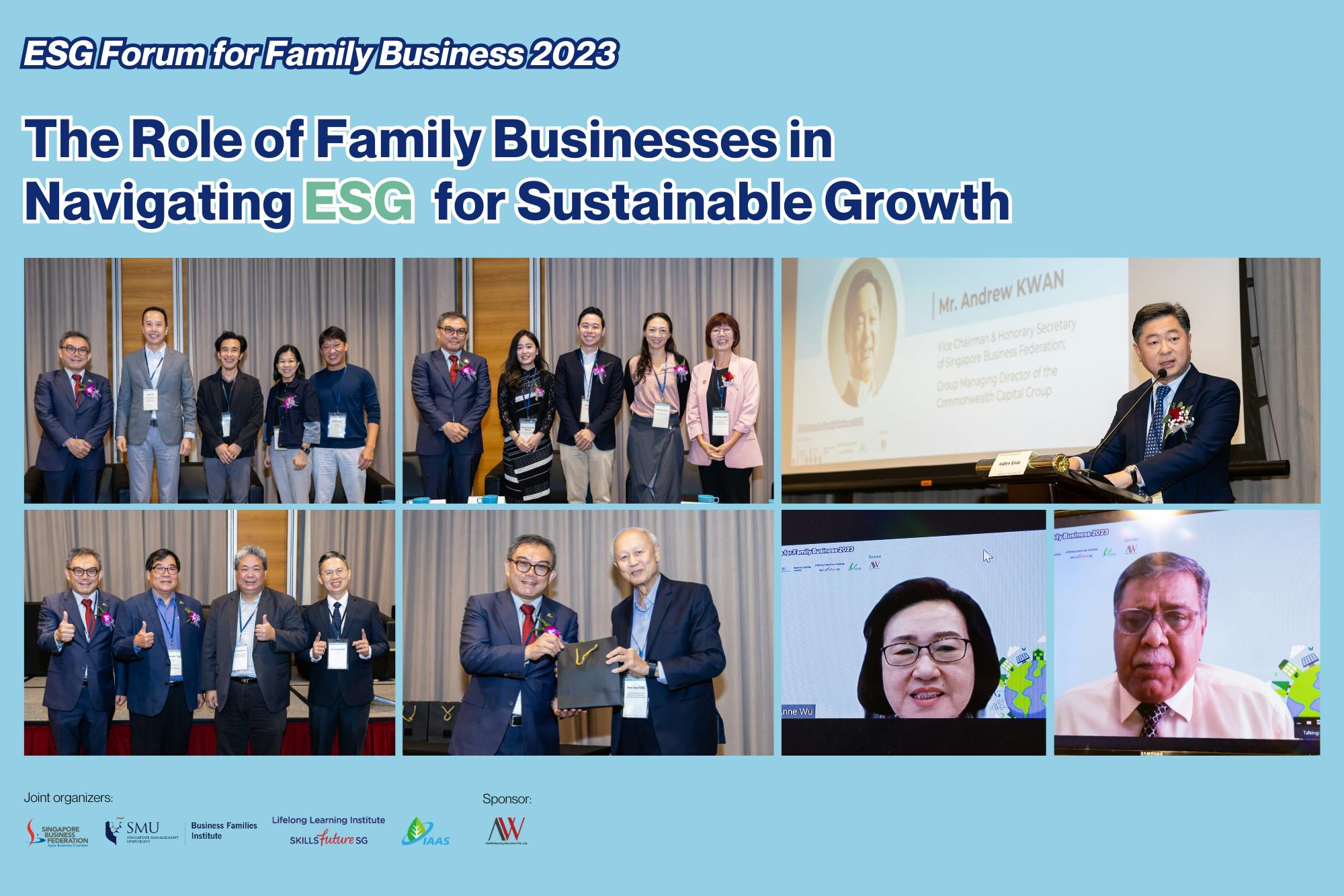 ESG forum for family business 2023: The role of family businesses in navigating ESG for sustainable growth