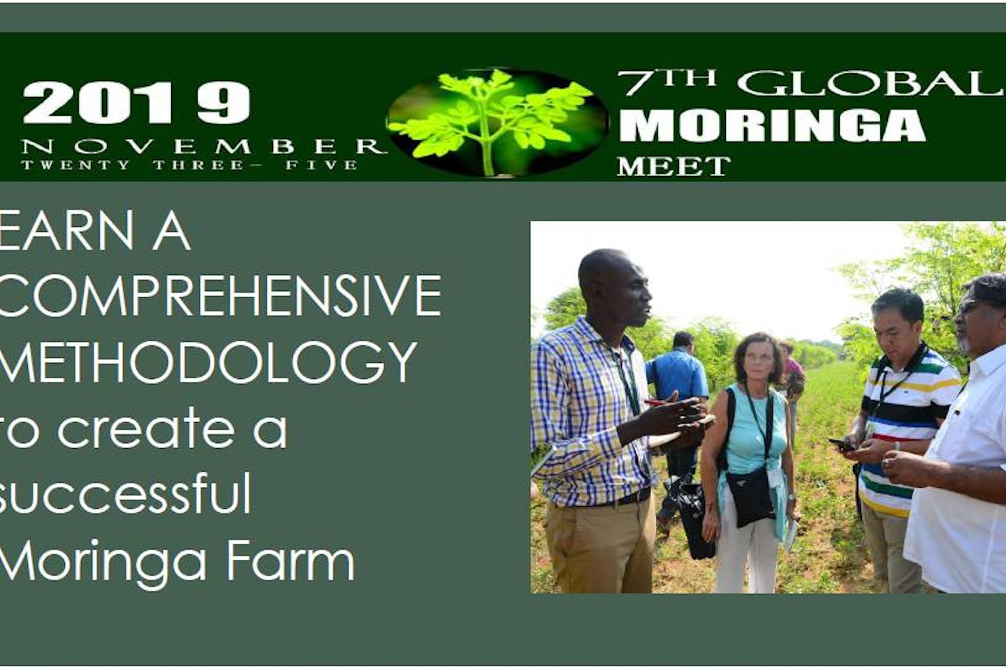 Global Moringa Meet 2019 demonstrates advancements in production & application of moringa