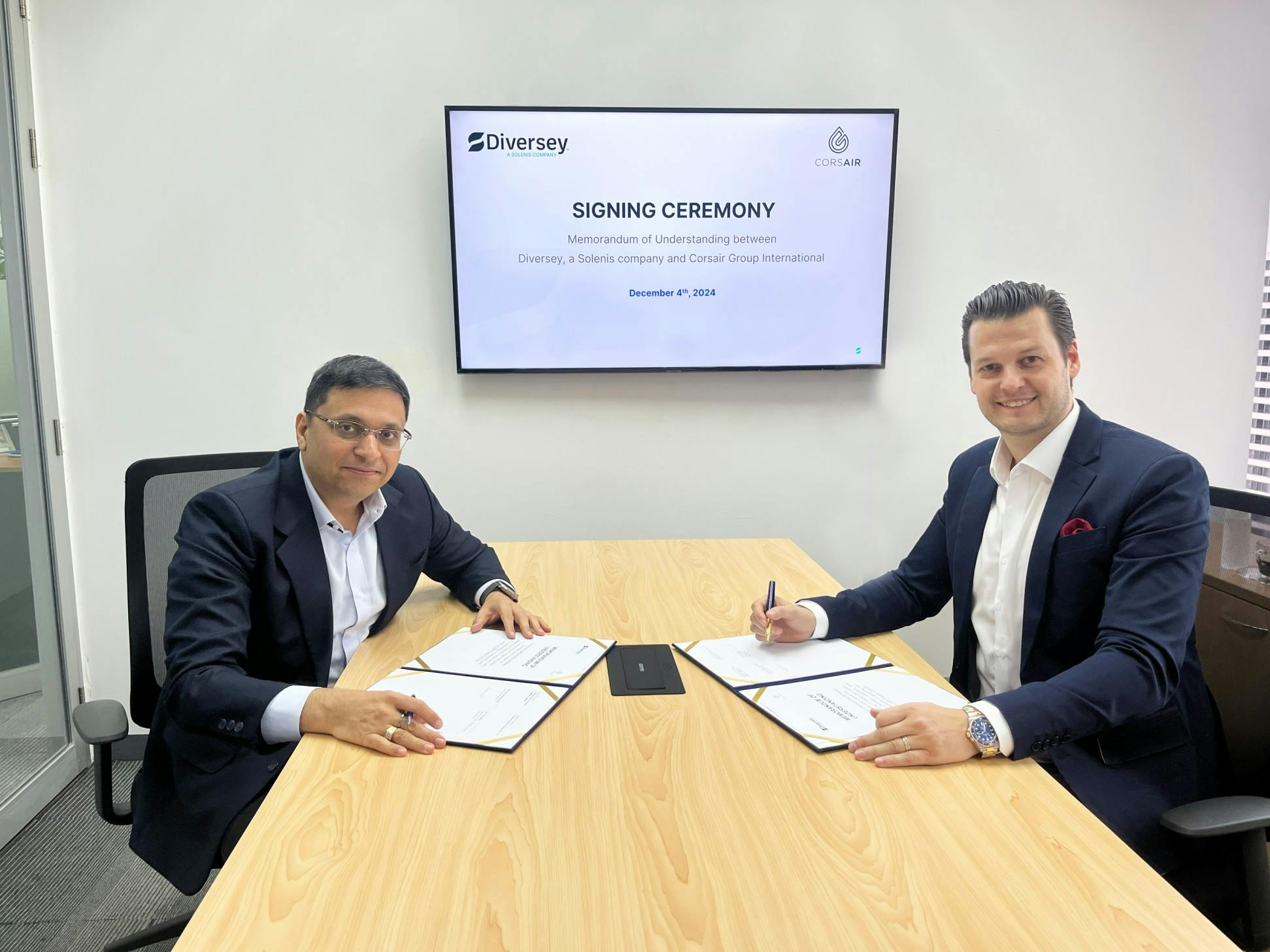Diversey, a Solenis Company, and Corsair Group International sign MOU to advance circular economy, CSR plastic credits in Thailand