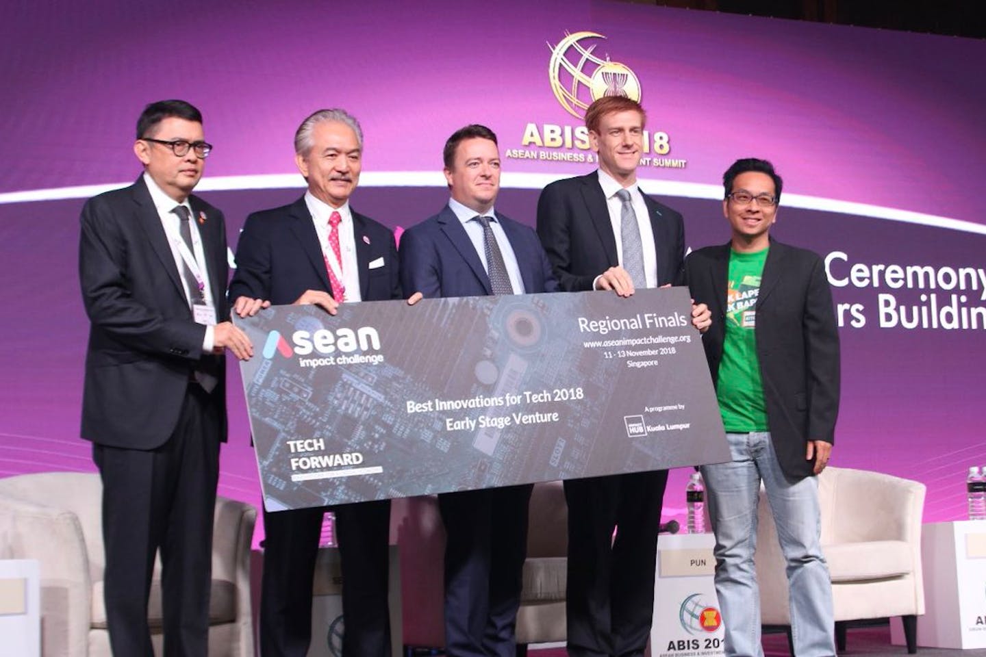 Positive Energy Ltd wins first prize at ASEAN Impact Challenge 2018 for its renewable energy finance platform