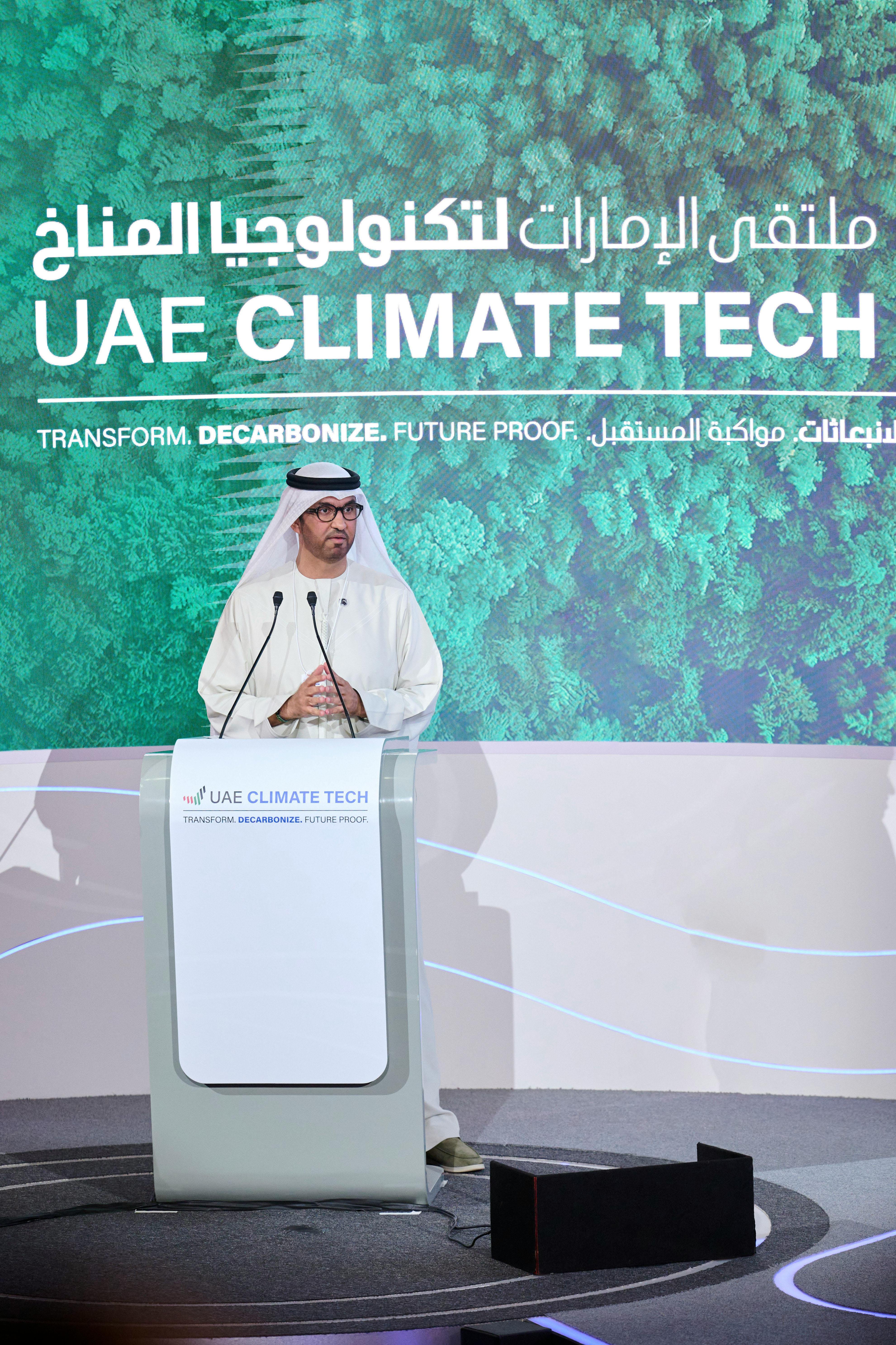 COP28 President-Designate calls for action to transform, decarbonise and future-proof economies at UAE Climate Tech