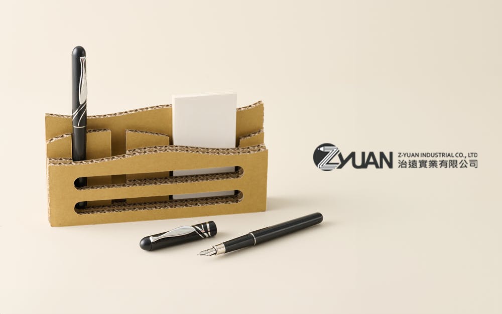 Creative stationery made from recycled marine waste to awaken environmental sustainability