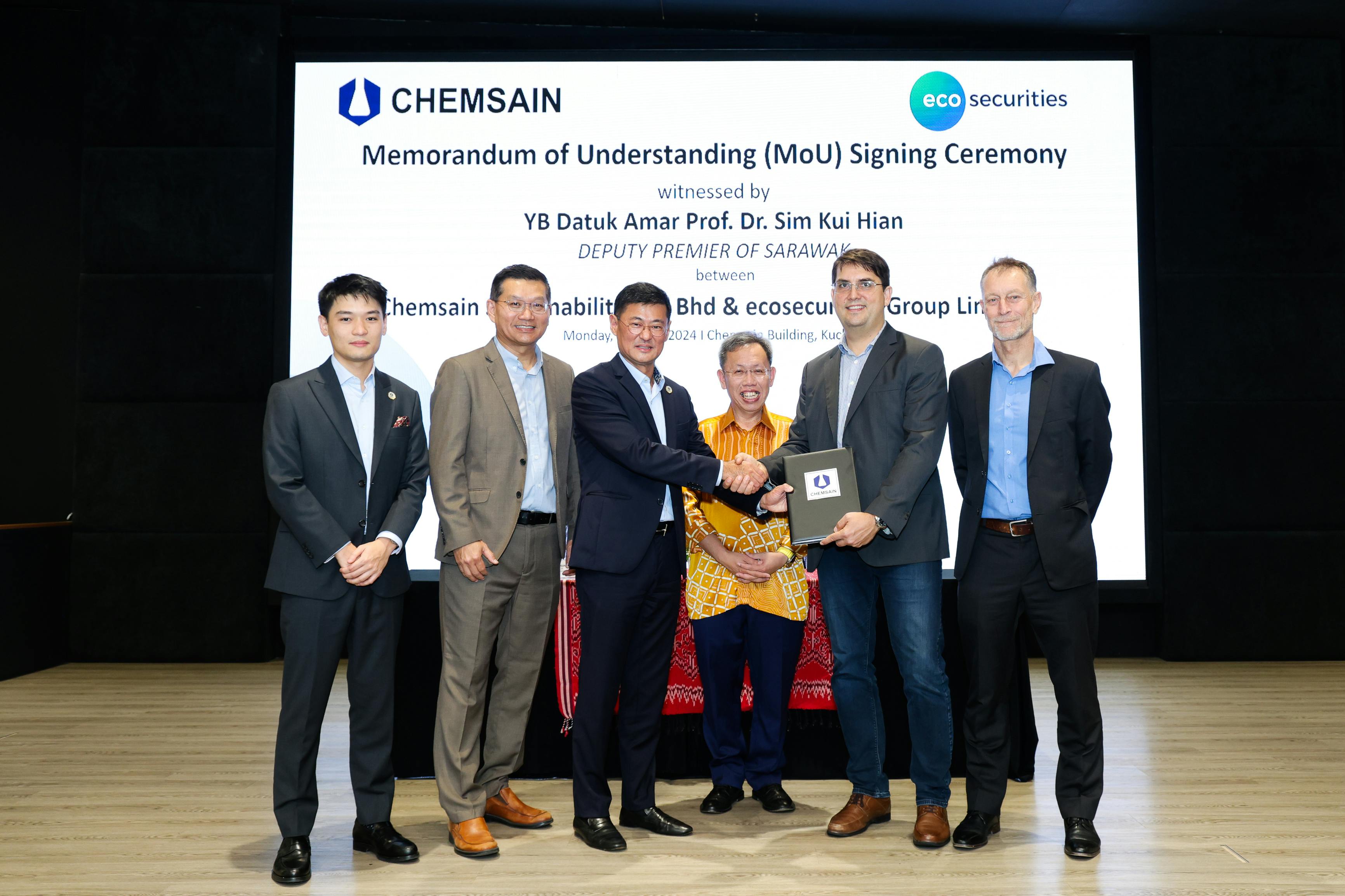 Ecosecurities, Chemsain agree strategic partnership to rapidly advance decarbonisation efforts in Malaysia