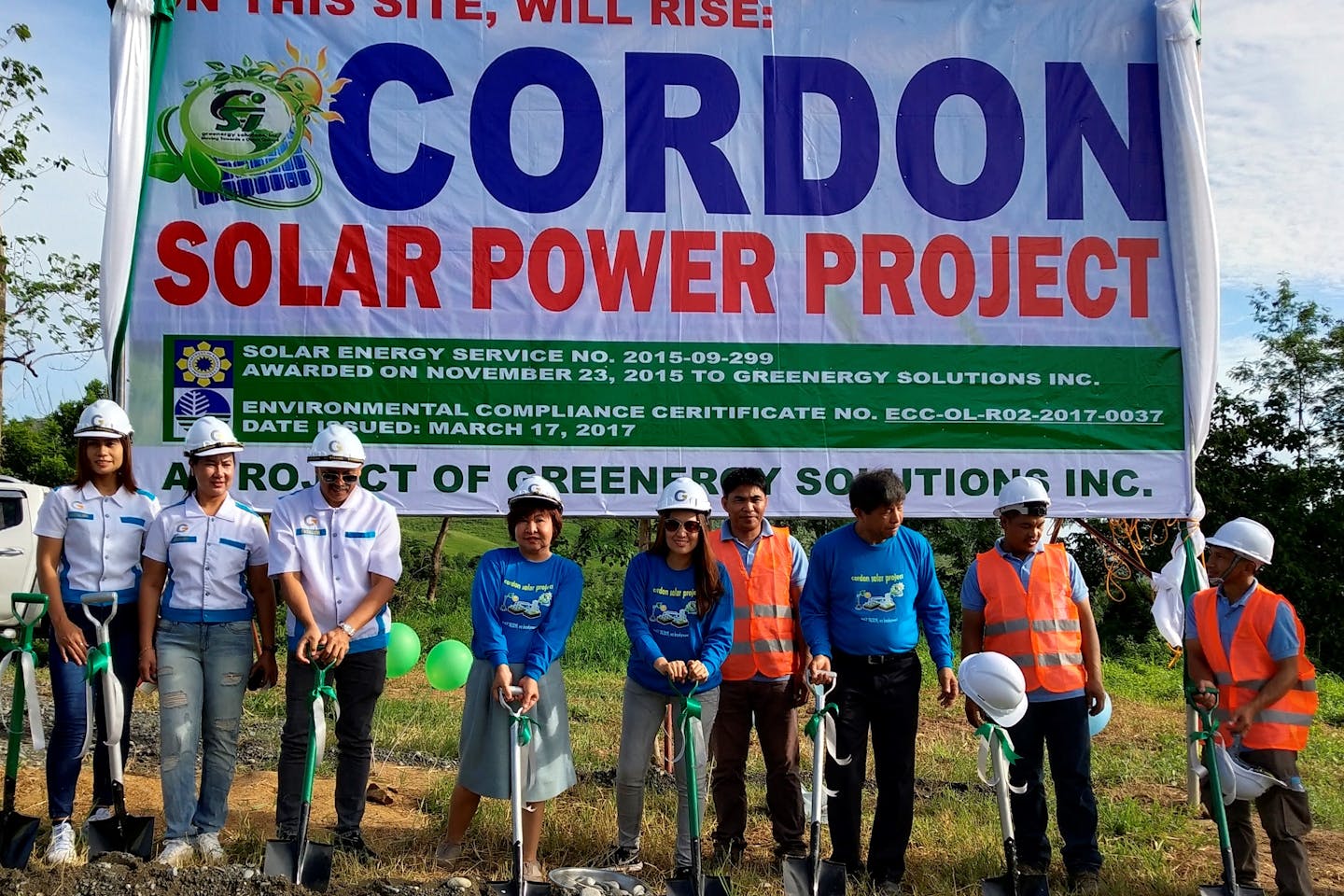 Greenergy breaks ground for 200-MW solar plus storage project in Isabela
