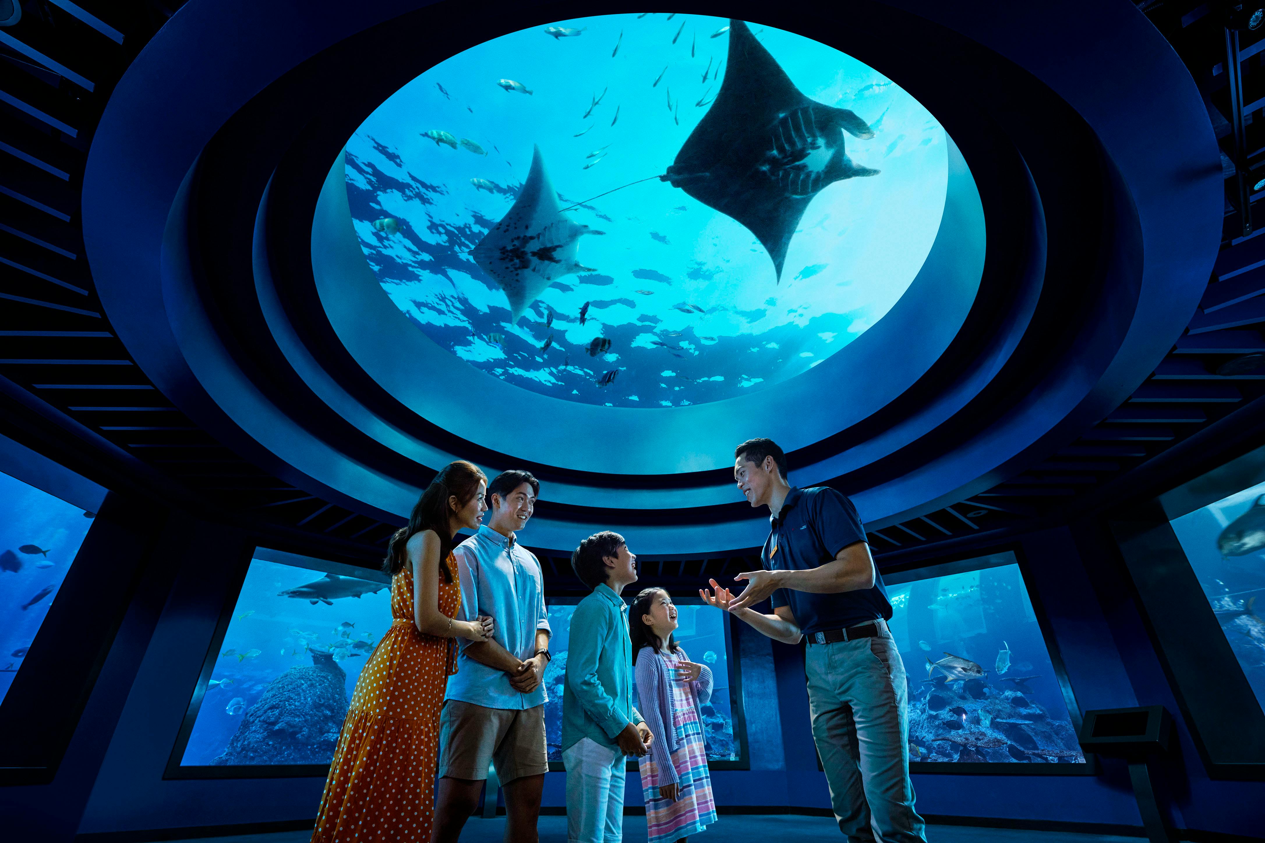 Singapore Oceanarium at Resorts World Sentosa accredited by Association of Zoos and Aquariums
