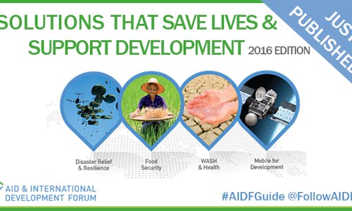 Inspiring solutions that save lives and support development – 2016 Edition