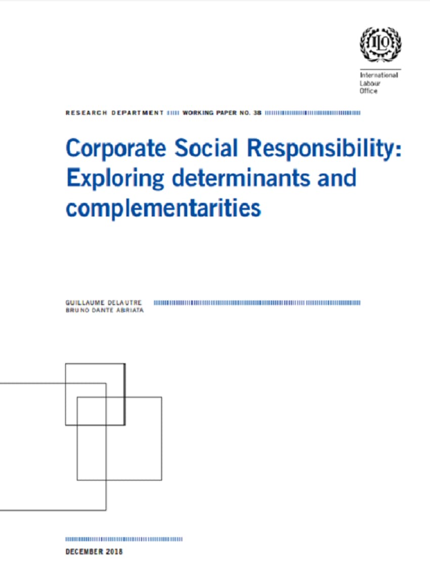 ILO publishes new paper on integrating international social standards into corporate strategies, based on Vigeo Eiris data