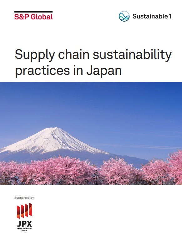 Supply chain sustainability practices in Japan