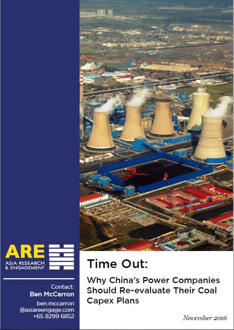 Time out: Coal Capex in China