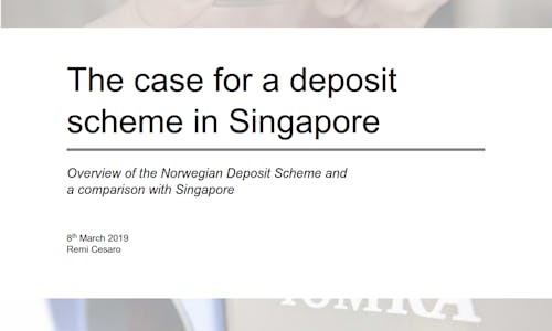 The case for a deposit scheme in Singapore