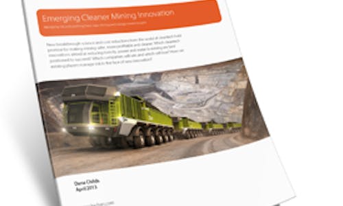 Emerging Green Mining Innovation