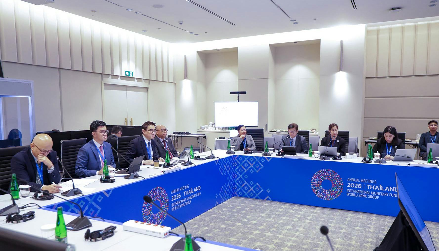 Finance Secretary Frederick D. Go met with World Bank Managing Director of Operations Anna Bjerde on the sidelines of the 2026 IMF-World Bank Annual Meetings in Bangkok, Thailand, to discuss the Bank’s portfolio in the Philippines, which includes development policy operations (DPOs) and catastrophe deferred drawdown options (CATDDOs) in the pipeline.