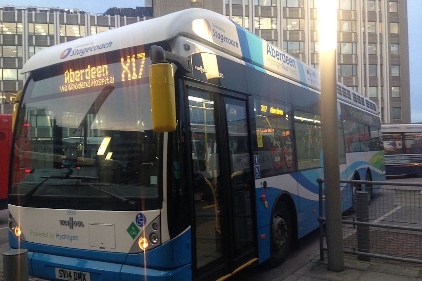hydrogen bus aberdeen