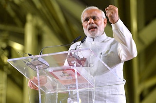 Indian Prime Minister Narendra Modi in Singapore
