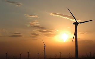 Wind turbines in Xinjiang, China