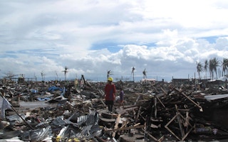 Typhoon Haiyan in Tacloban City, Philippines