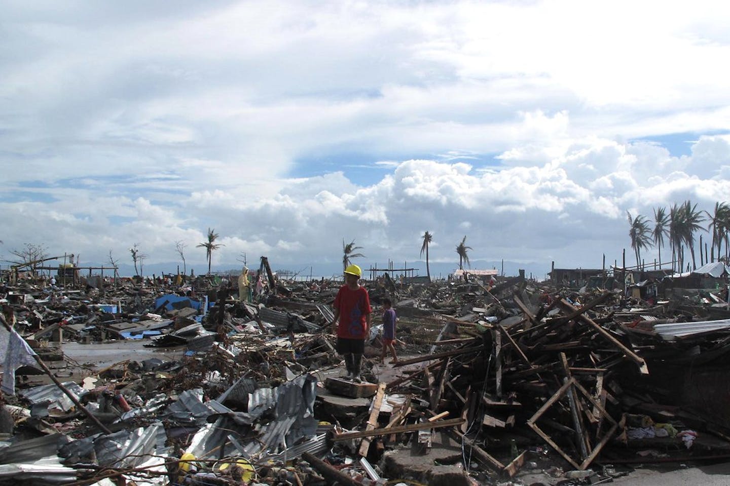 Typhoon Haiyan in Tacloban City, Philippines