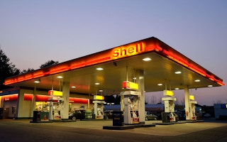 Shell, gas station