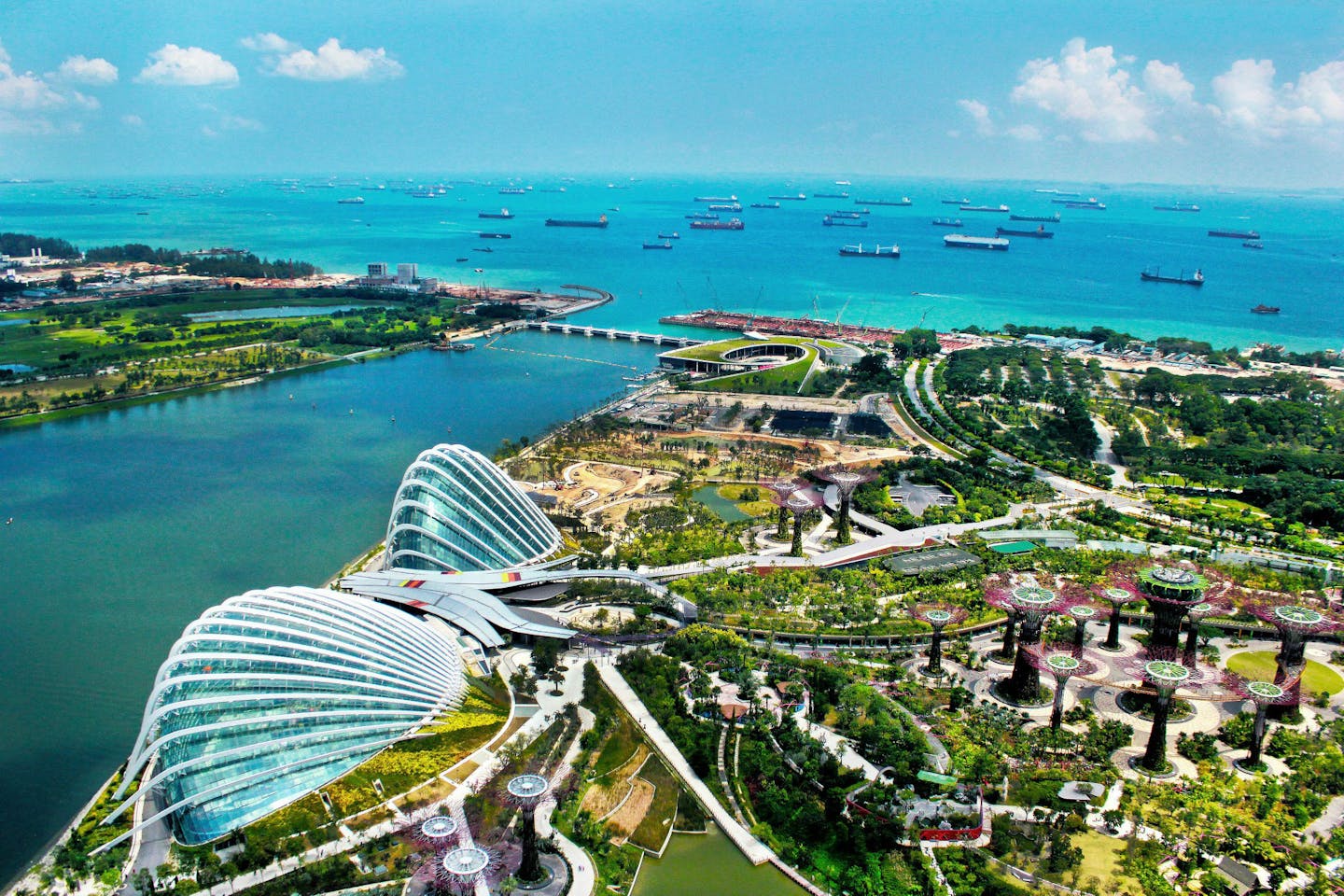 drone gardens by the bay