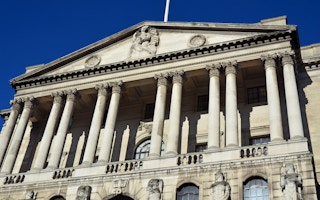 Facade of Bank of England