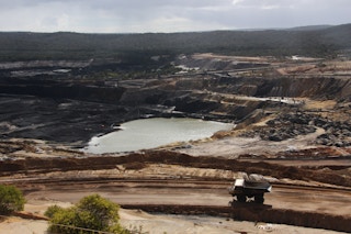 Coal mine in Victoria Australia