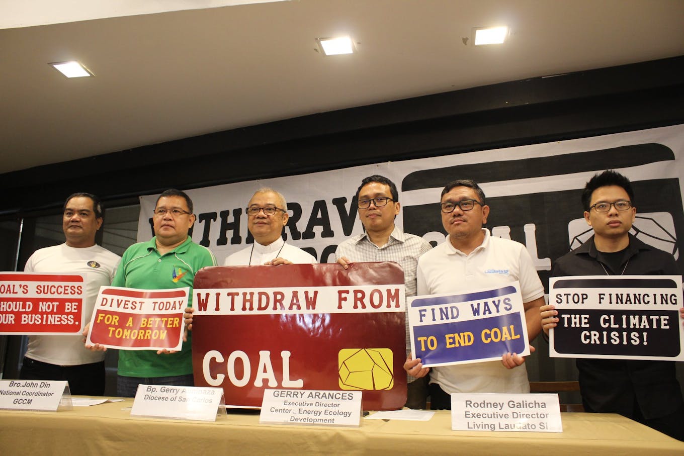 withdraw from coal campaign