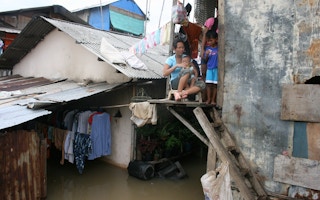 jakarta slums flood 
